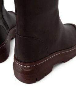 Matt & Nat Sumi Tall Edgy Boot Brown 9 Matt & Nat Sumi Tall Edgy Boot Brown -Chaussures Promotion Boutique fw22 shoes sumi brown 5