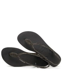 Havaianas Luna Premium Black -Chaussures Promotion Boutique havaianas 4144378 luna premium black 4