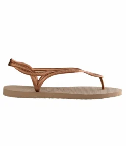 Havaianas Kids Flipflops Luna Rose Gold Rose Gold Colored -Chaussures Promotion Boutique havaianas kids flipflops luna rose gold 5282 4129697 s8 side details jpg