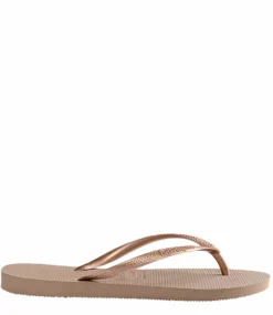 Havaianas Flipflops Slim Rose Gold Colored -Chaussures Promotion Boutique havaianas slipper slim rosegoud 3 jpg