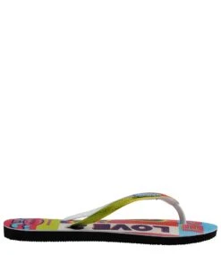 Havaianas Flipflops Slim Pride Rainbow Black -Chaussures Promotion Boutique havaianas slippers slimpriderainbow 4146922 2