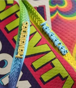 Havaianas Flipflops Slim Pride Rainbow Black -Chaussures Promotion Boutique havaianas slippers slimpriderainbow 4146922 5