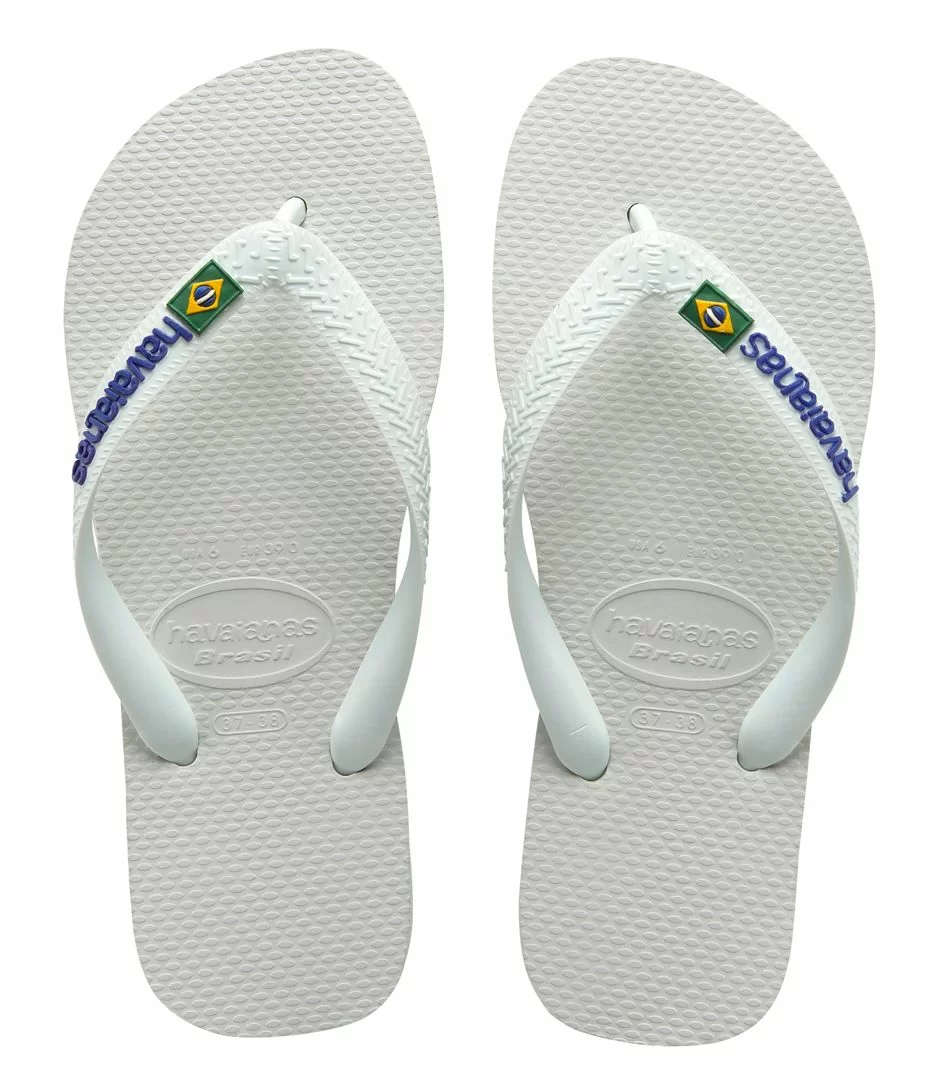 Havaianas Flipflops Brasil Logo White 1 Havaianas Flipflops Brasil Logo White