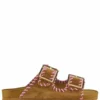 Colors Of California Cow Suede Bio With Stitching Tan