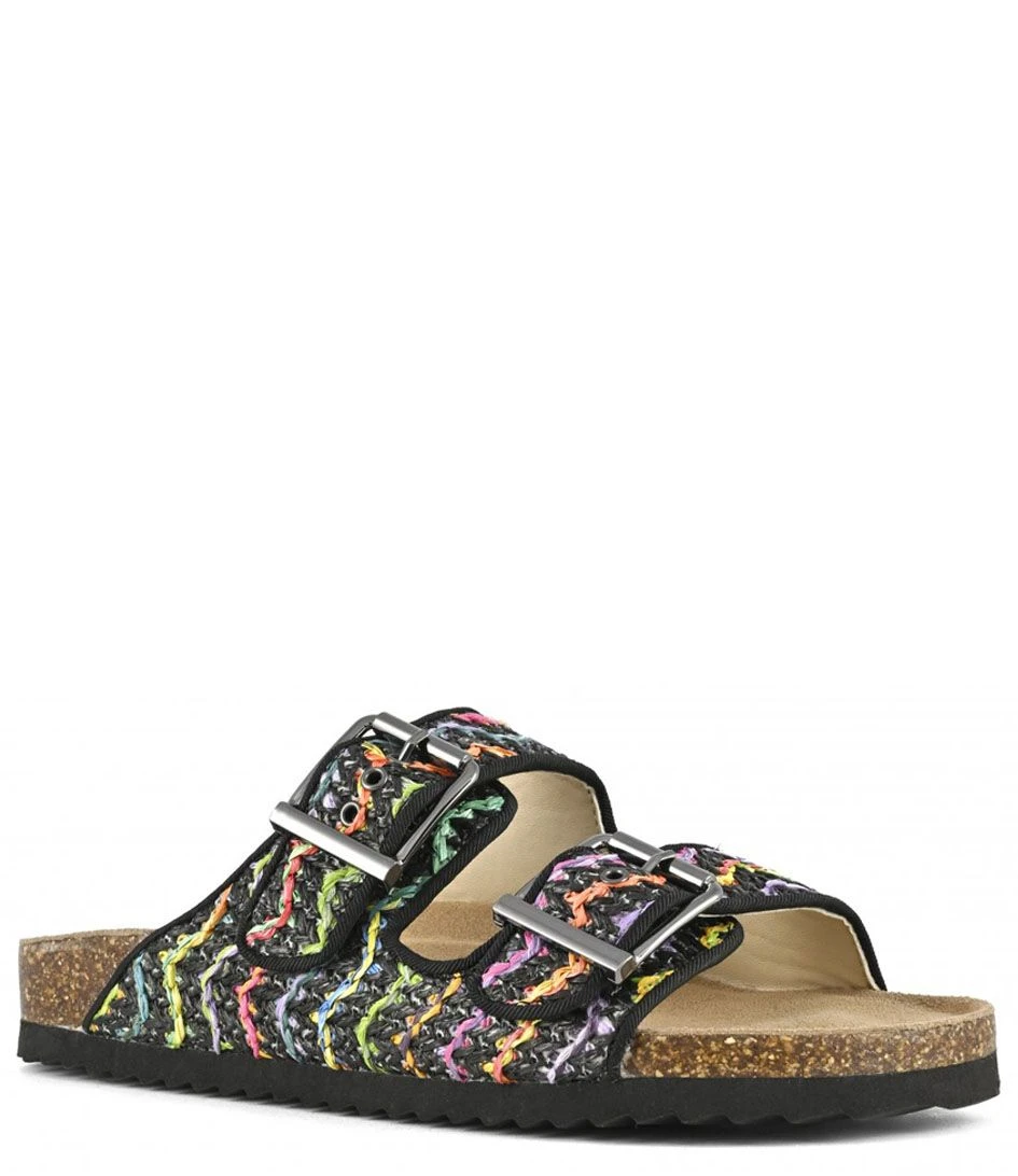 Colors Of California Bio In Multicolor Raffia Black 2 Colors Of California Bio In Multicolor Raffia Black – Image 2