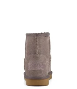 Colors Of California Boot In Glitter Suede Taupe -Chaussures Promotion Boutique hc yw001gli tau 5