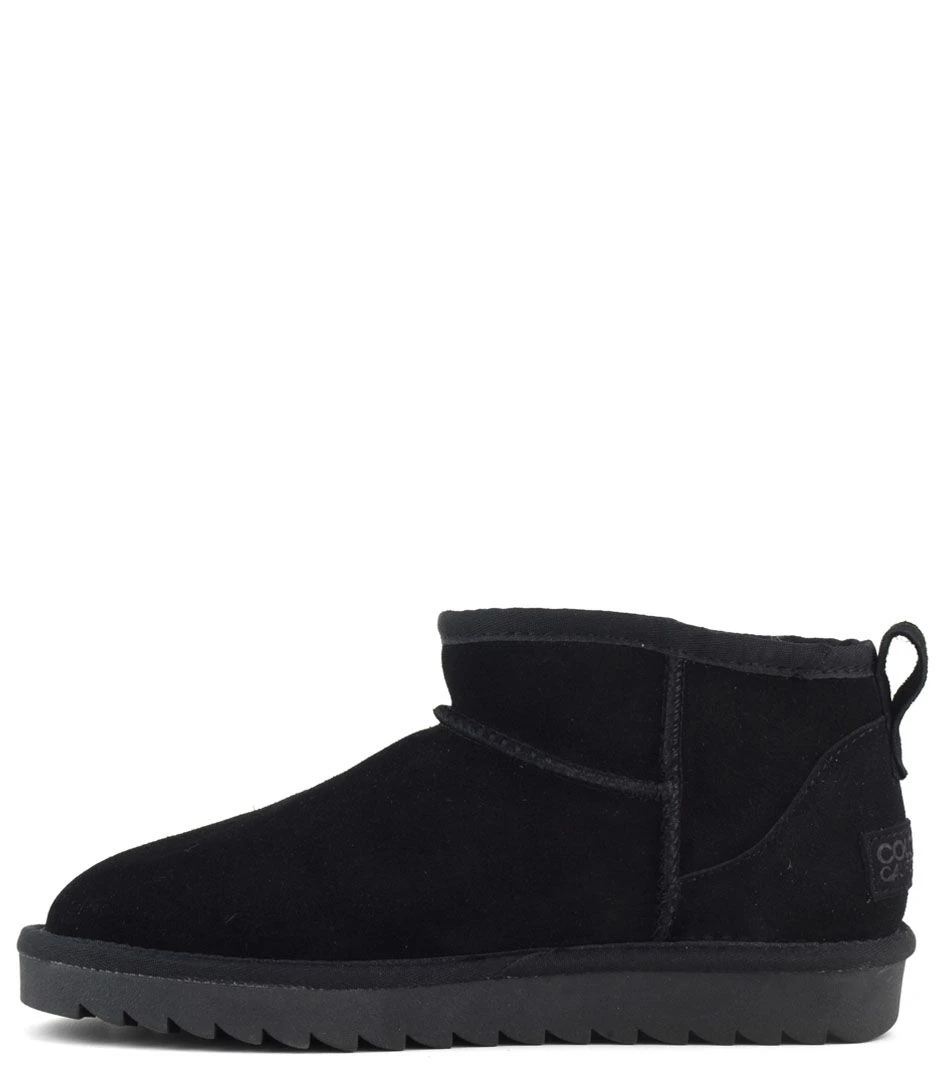 Colors Of California Short Winter Boot In Suede Black 4 Colors Of California Short Winter Boot In Suede Black – Image 4