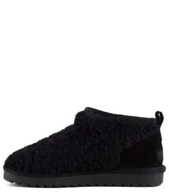 Colors Of California Short Winter Boot In Teddy Black 8 Colors Of California Short Winter Boot In Teddy Black -Chaussures Promotion Boutique hc yw232 bla 4