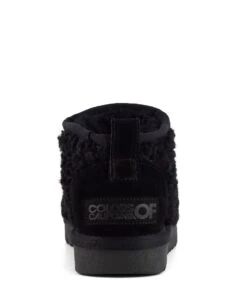 Colors Of California Short Winter Boot In Teddy Black 9 Colors Of California Short Winter Boot In Teddy Black -Chaussures Promotion Boutique hc yw232 bla 5