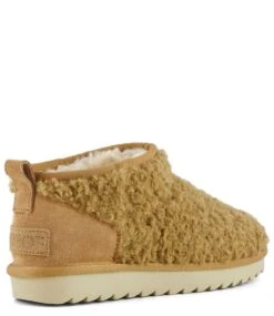 Colors Of California Short Winter Boot In Teddy Tan -Chaussures Promotion Boutique hc yw232 tan 3