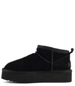 Colors Of California Platform Winter Boot In Suede Black -Chaussures Promotion Boutique hc ywpla01 bla 4