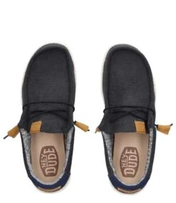 Heydude Wally Corduroy Navy -Chaussures Promotion Boutique hd40163 410 4