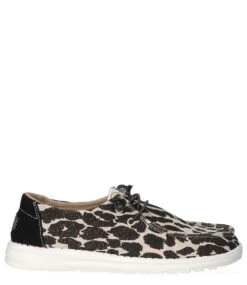 Heydude Wendy Leopard Black/Grey