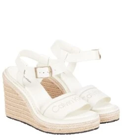 Calvin Klein Wedge 70Hh Heel Marshmallow -Chaussures Promotion Boutique hw0hw01499 ybj 3