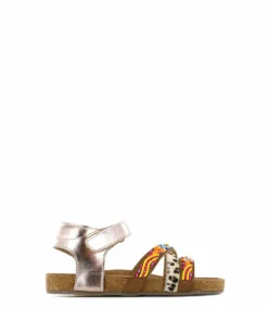 Sandals Light Gold Beads