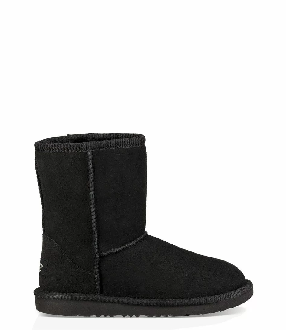 Ugg Kids Classic II Black 1 Ugg Kids Classic II Black