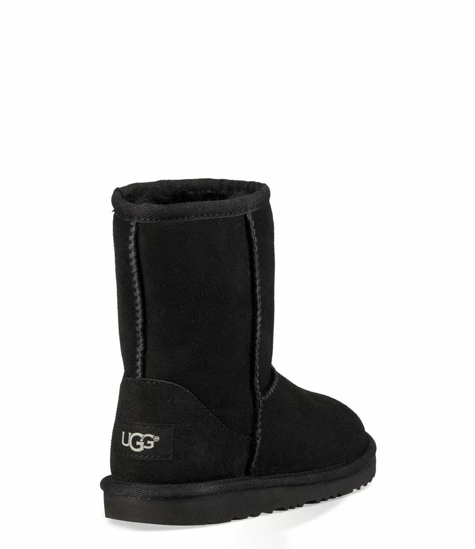 Ugg Kids Classic II Black 4 Ugg Kids Classic II Black – Image 4