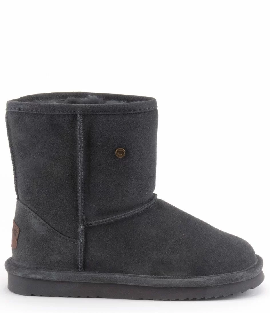 Warmbat Kangaroo Women Suede Dark Grey 1 Warmbat Kangaroo Women Suede Dark Grey