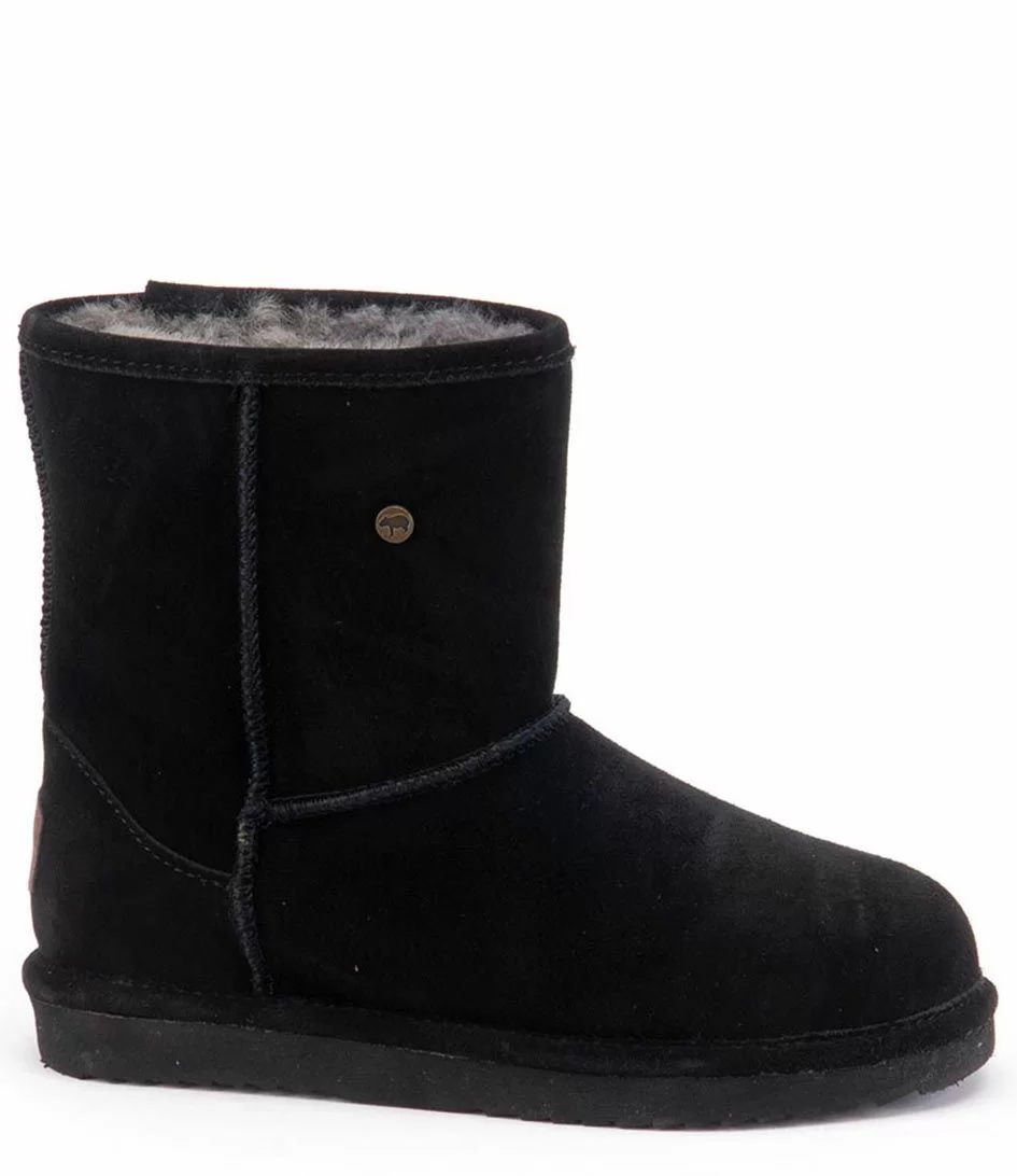 Warmbat Kangaroo Women Suede Black 1 Warmbat Kangaroo Women Suede Black