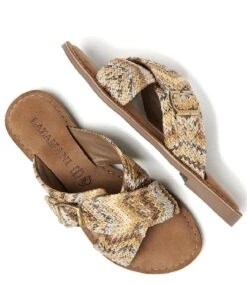 Lazamani Mules Jute Weave Beige -Chaussures Promotion Boutique la75335beige 3