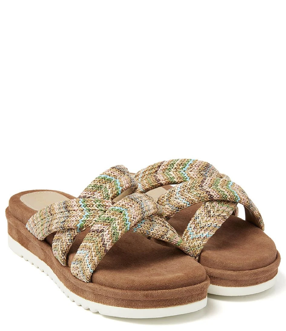 Lazamani Mules Straps Jute Platform Sole Beige 2 Lazamani Mules Straps Jute Platform Sole Beige – Image 2