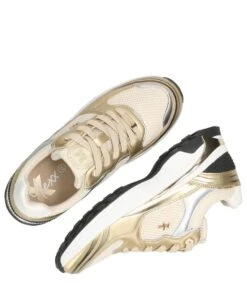 MEXX Sneaker Nyxa Gold/White -Chaussures Promotion Boutique mirl1008741w 01 8603 6