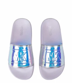 MICHAEL KORS KIDS Jett Iridescent Lavendar Mist -Chaussures Promotion Boutique mk100638 lavendar mist 4 jpg