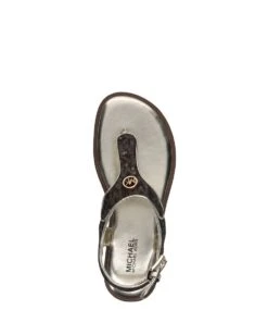 MICHAEL KORS KIDS Brandy Zahara Gold Disco Sig -Chaussures Promotion Boutique mk100980 4