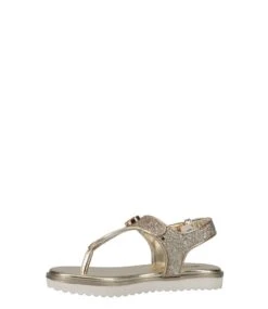 MICHAEL KORS KIDS Brandy Zahara Pale Gold Glitter -Chaussures Promotion Boutique mk100981 3