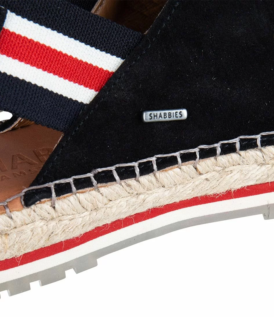 Espadrille Sandal Zipper Black 2 Espadrille Sandal Zipper Black – Image 2