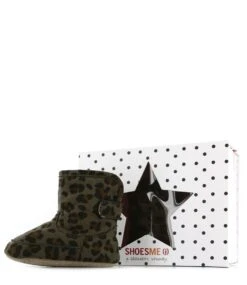 Baby Soft Green Leopardo 9 Baby Soft Green Leopardo -Chaussures Promotion Boutique shoesme bs9a002 baby soft groen detail