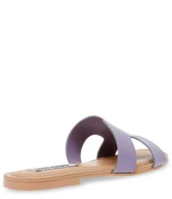 Steve Madden Zarnia Sandal Purple Leather -Chaussures Promotion Boutique sm11001541 501 3