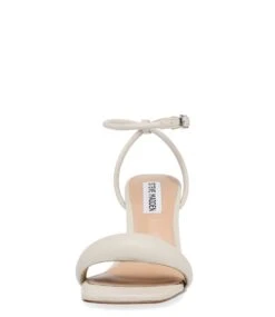 Steve Madden Entice Sandal Bone 9 Steve Madden Entice Sandal Bone -Chaussures Promotion Boutique sm11001844 02002 253 04