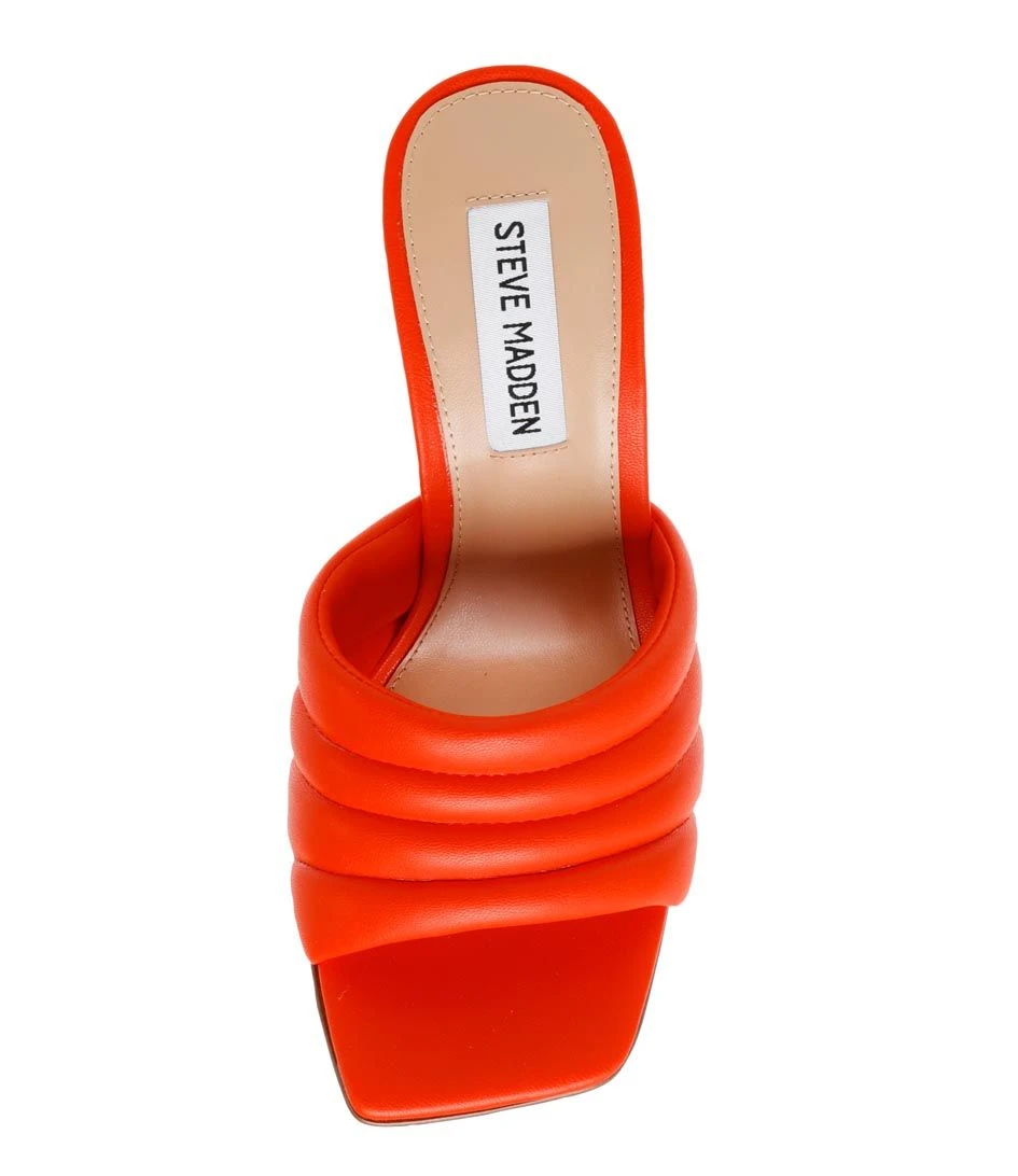 Steve Madden Tempt Sandal Orange 6 Steve Madden Tempt Sandal Orange – Image 6