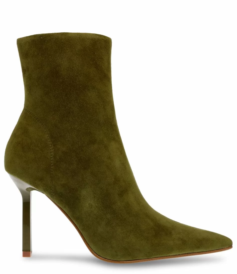 Steve Madden Iyanna Bootie Olive Suede 1 Steve Madden Iyanna Bootie Olive Suede
