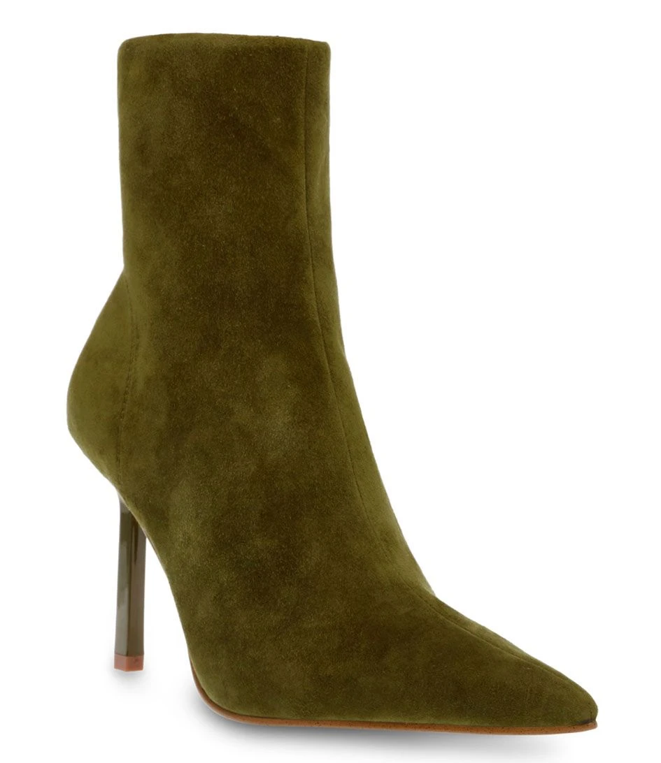 Steve Madden Iyanna Bootie Olive Suede 2 Steve Madden Iyanna Bootie Olive Suede – Image 2