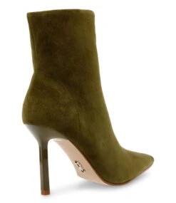 Steve Madden Iyanna Bootie Olive Suede 8 Steve Madden Iyanna Bootie Olive Suede -Chaussures Promotion Boutique sm11002278 375 3