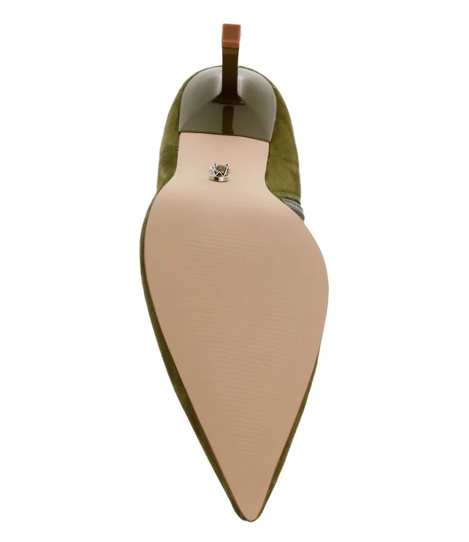 Steve Madden Iyanna Bootie Olive Suede 6 Steve Madden Iyanna Bootie Olive Suede – Image 6