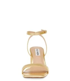 Steve Madden Luxe Sandal Gold -Chaussures Promotion Boutique sm11002329 045 03