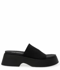 Steve Madden Throw Back Sandal Black