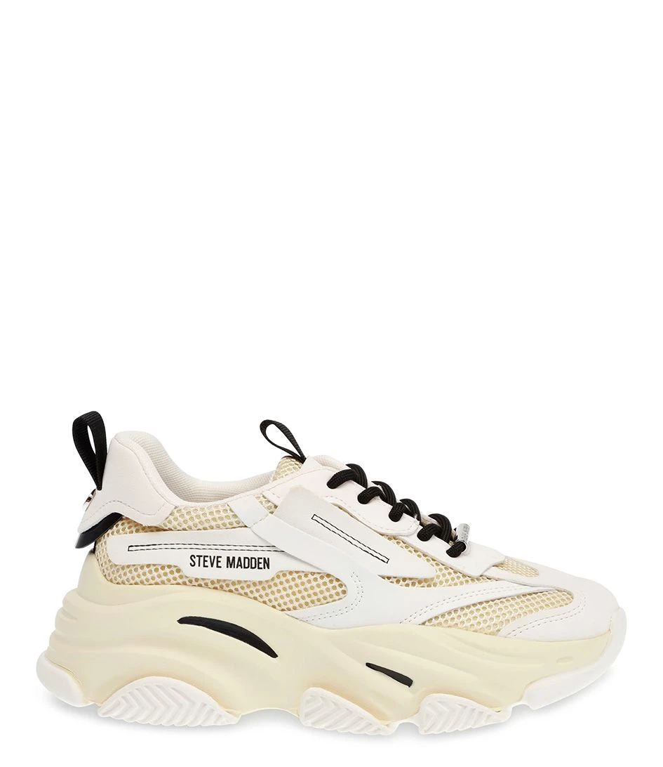 Steve Madden Possession-E Sneaker Off White/Beige 1 Steve Madden Possession-E Sneaker Off White/Beige