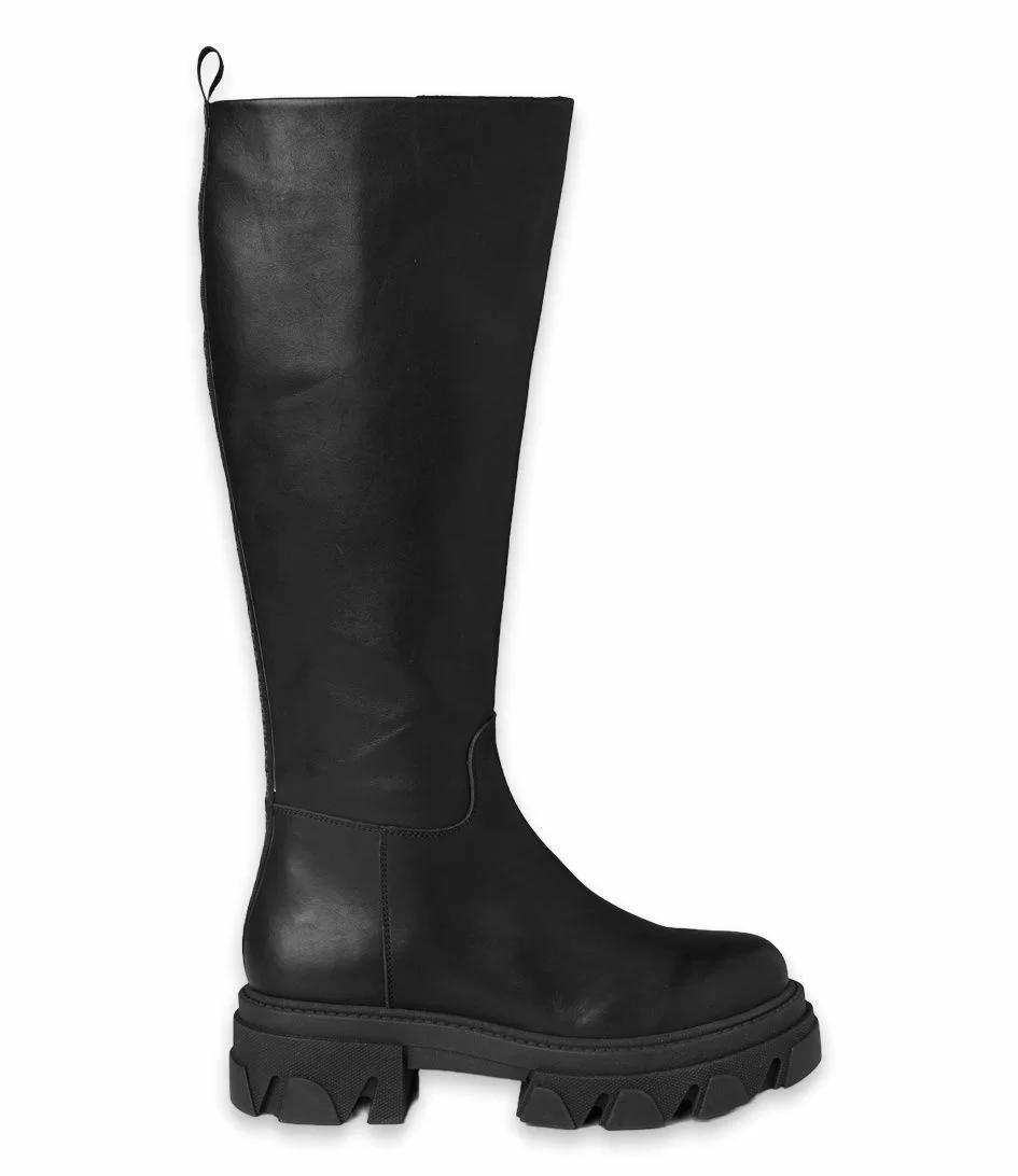 Steve Madden Mana Boot Black Leather 1 Steve Madden Mana Boot Black Leather