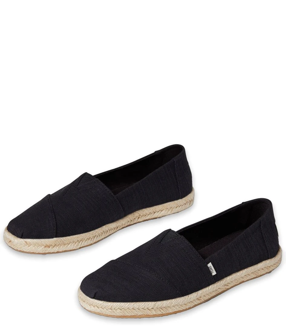 Toms Women Espadrille Alpargata Rope Black 2 Toms Women Espadrille Alpargata Rope Black – Image 2