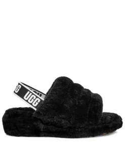 Ugg Fluff Yeah Slide Black