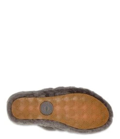 Ugg Fluff Yeah Slide Charcoal -Chaussures Promotion Boutique ugg 1095119 fluff yeah slide charcoal bottom