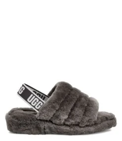 Ugg Fluff Yeah Slide Charcoal