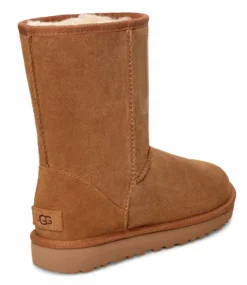 Ugg Classic Short Rubber Logo Chestnut -Chaussures Promotion Boutique ugg 1108230 classic short rubber logo chestnut 4 jpg