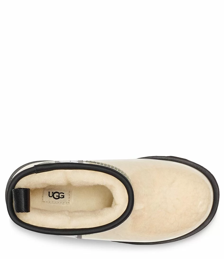 Ugg Classic Clear Mini II Natural / Black 4 Ugg Classic Clear Mini II Natural / Black – Image 4