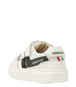 Vingino Noah Low Velcro Retro White -Chaussures Promotion Boutique vb49 5011 01 020 3