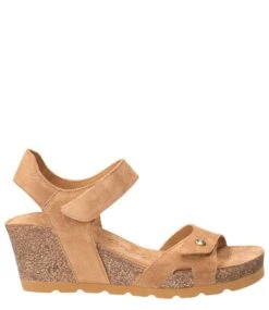 Panama Jack Vila Velour Cuero - Bark